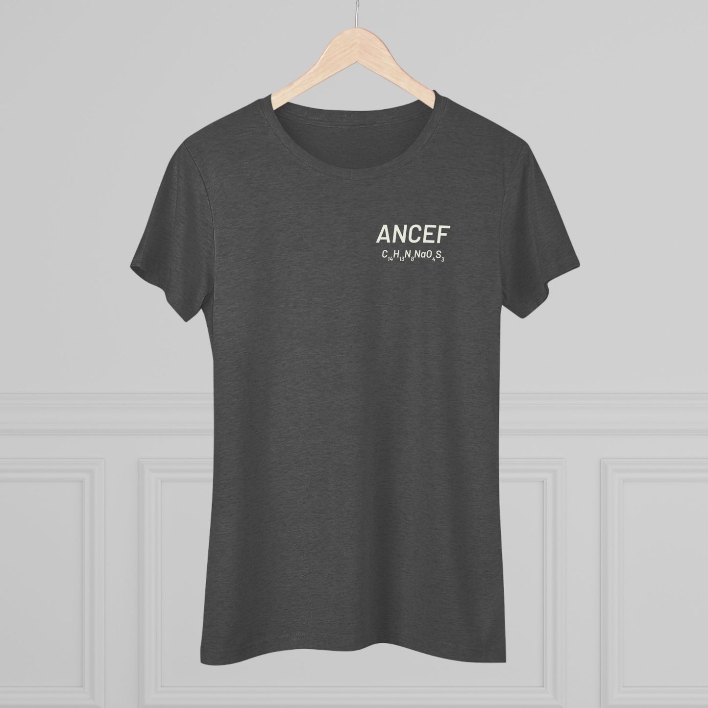 Ancef Chemical Compound T-Shirt for Trauma Surgeons Women’s Tee — Triblend Shirt - Light Graphic