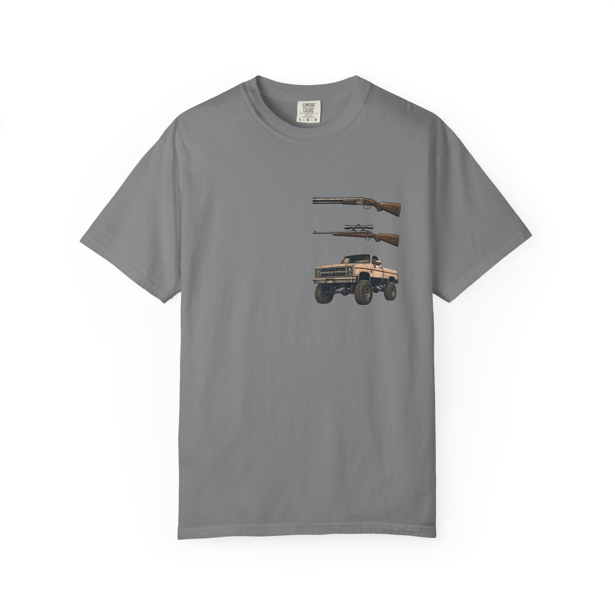 HWjr - A Shotgun a Rifle and a 4-Wheel Drive  - A country Boy Can Survive T-shirt