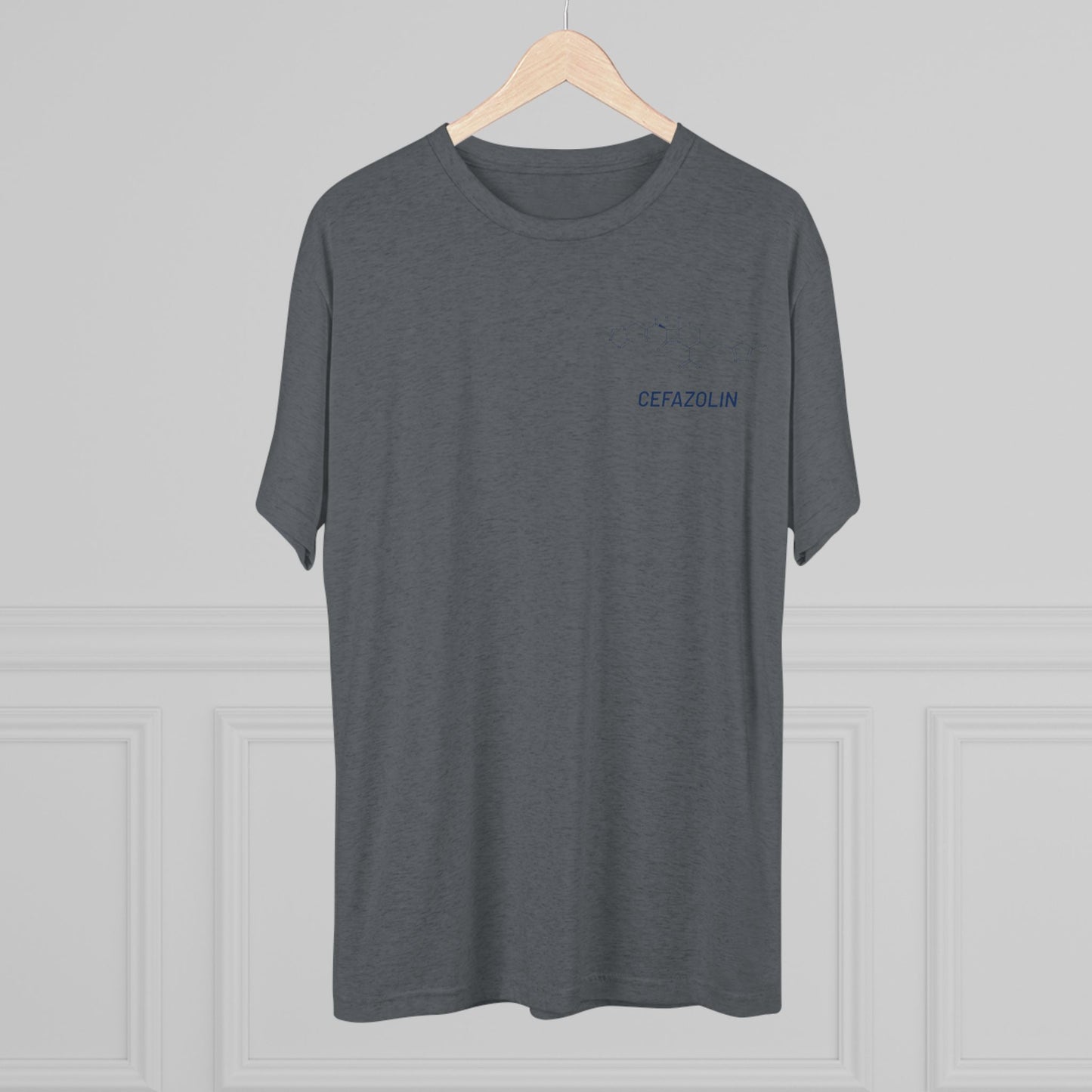Cefazolin Structural Compound T-Shirt for Trauma Surgeons - Lightweight Tri-Blend Crew