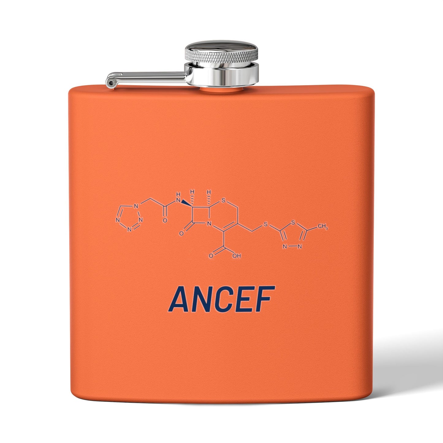 Ancef Structural Compound 6oz Stainless Steel Flask for Trauma Surgeons