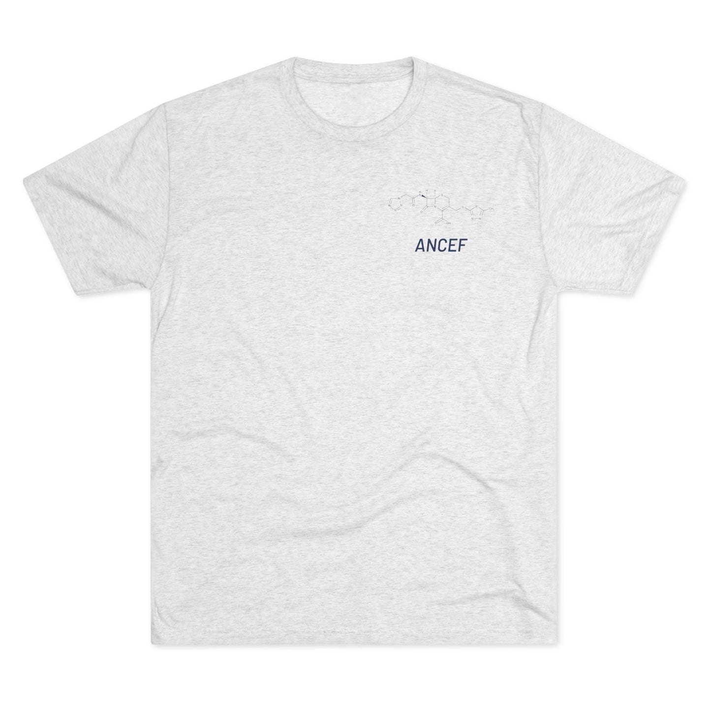 Ancef Structural Compound T-Shirt for Trauma Surgeons - Lightweight Tri-Blend Crew