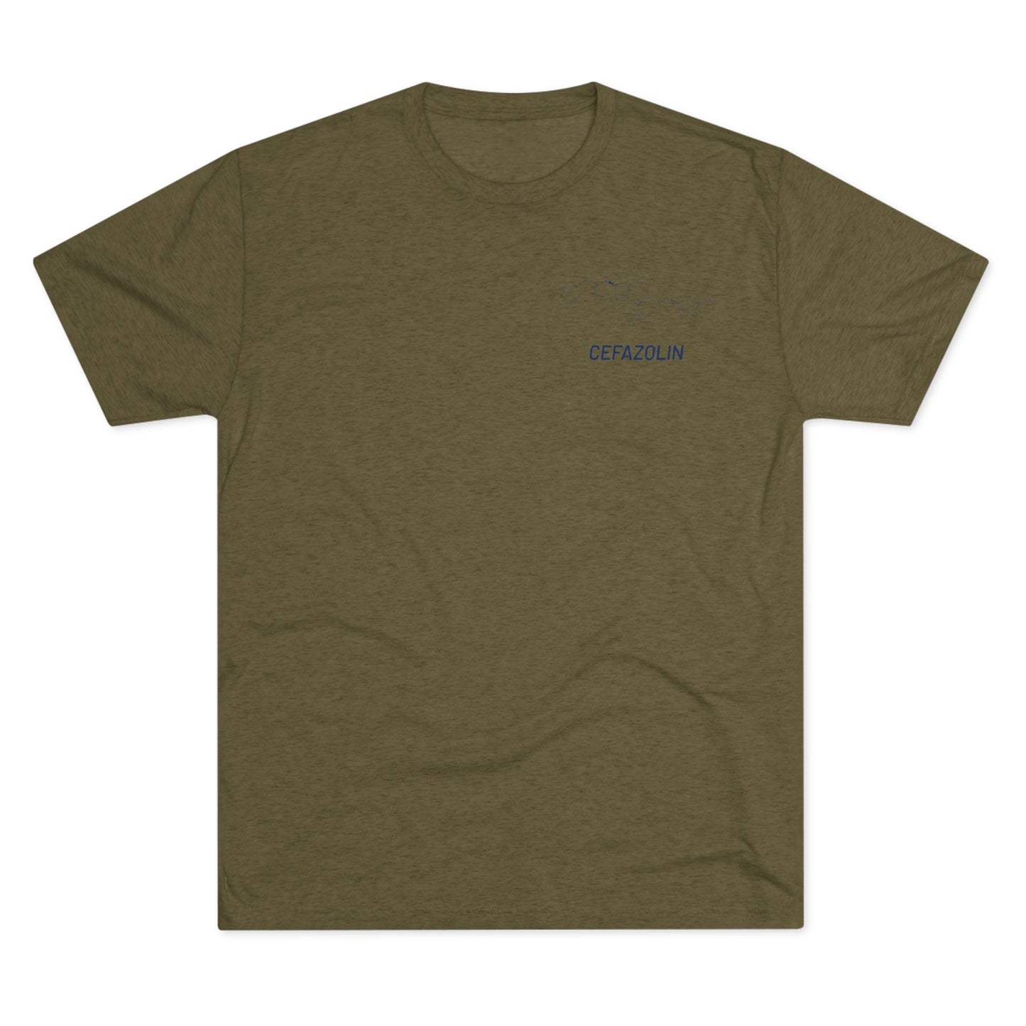 Cefazolin Structural Compound T-Shirt for Trauma Surgeons - Lightweight Tri-Blend Crew