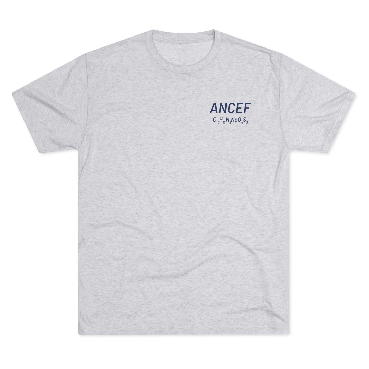 Ancef Chemical Compound T-Shirt for Trauma Surgeons - Lightweight Tri-Blend Crew