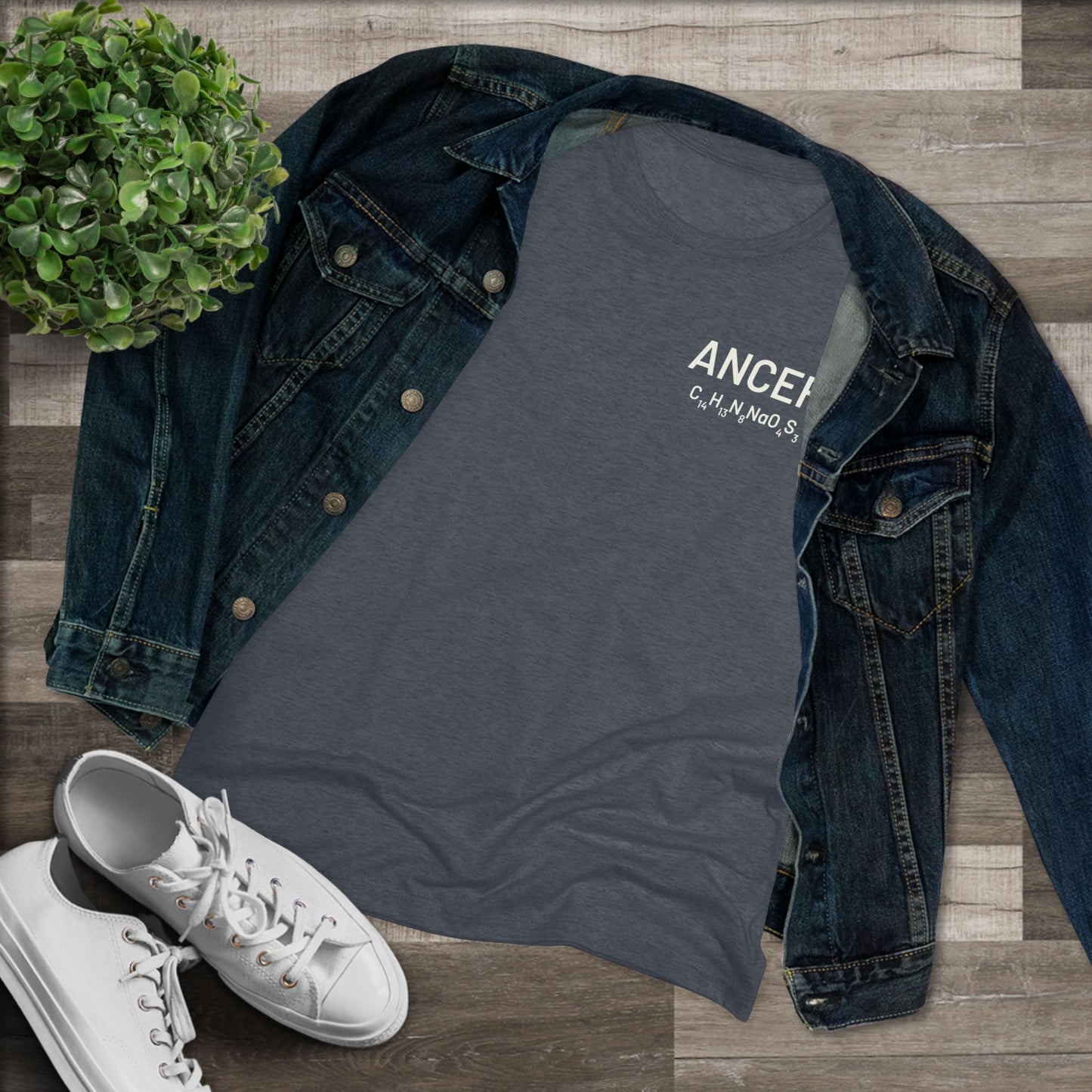 Ancef Chemical Compound T-Shirt for Trauma Surgeons Women’s Tee — Triblend Shirt - Light Graphic