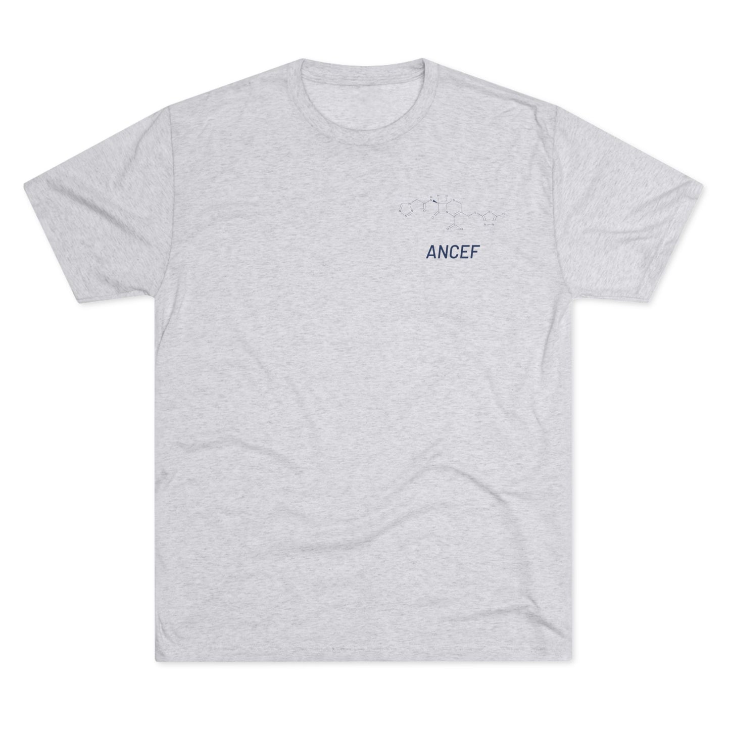 Ancef Structural Compound T-Shirt for Trauma Surgeons - Lightweight Tri-Blend Crew