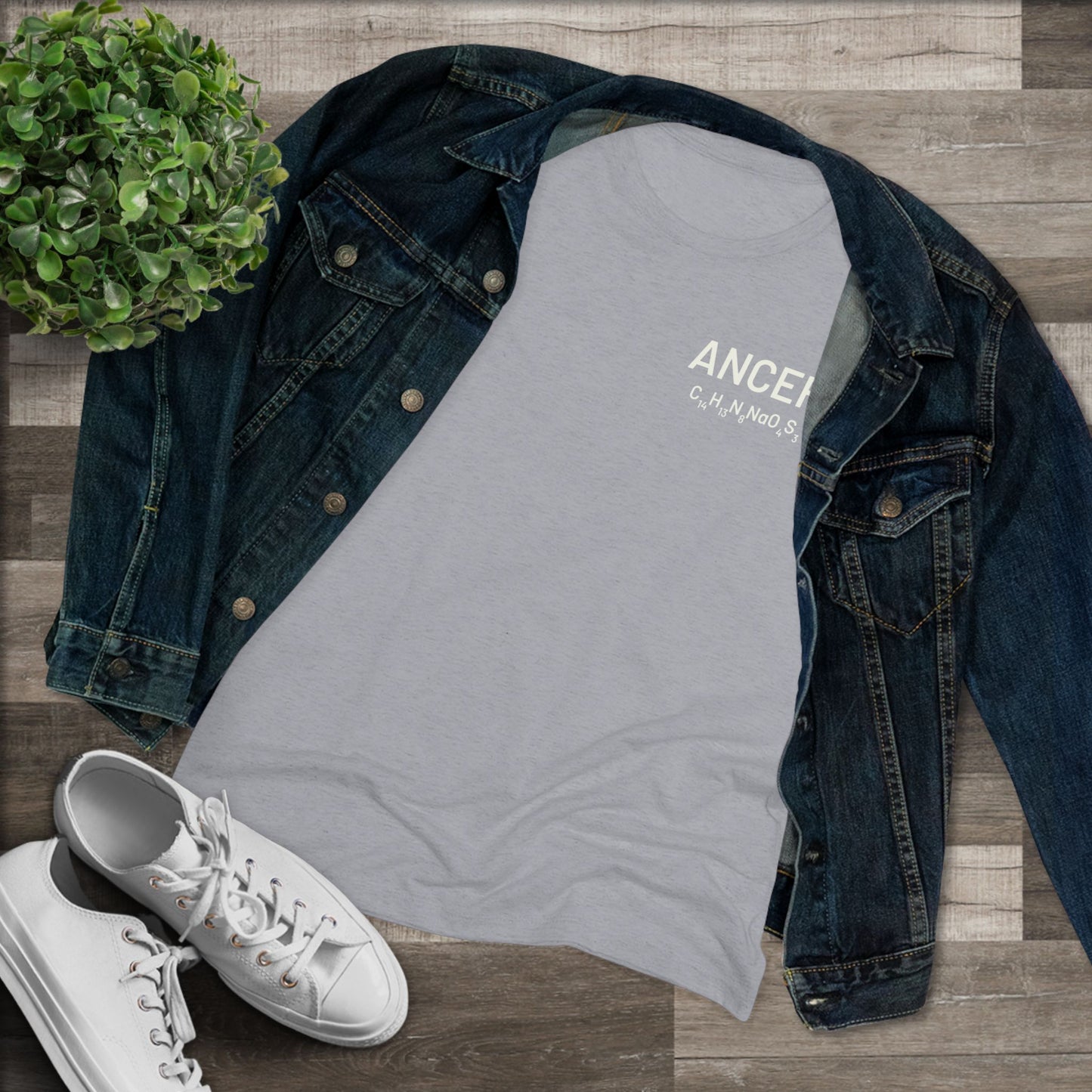 Ancef Chemical Compound T-Shirt for Trauma Surgeons Women’s Tee — Triblend Shirt - Light Graphic