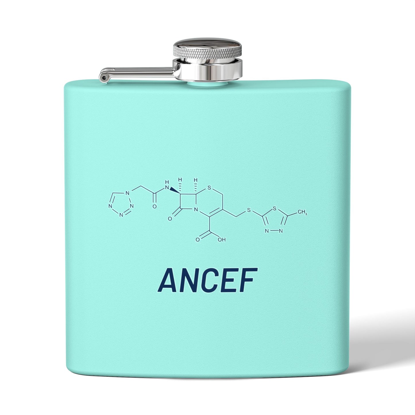 Ancef Structural Compound 6oz Stainless Steel Flask for Trauma Surgeons