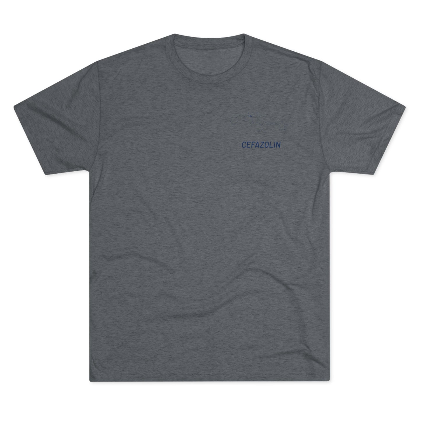 Cefazolin Structural Compound T-Shirt for Trauma Surgeons - Lightweight Tri-Blend Crew
