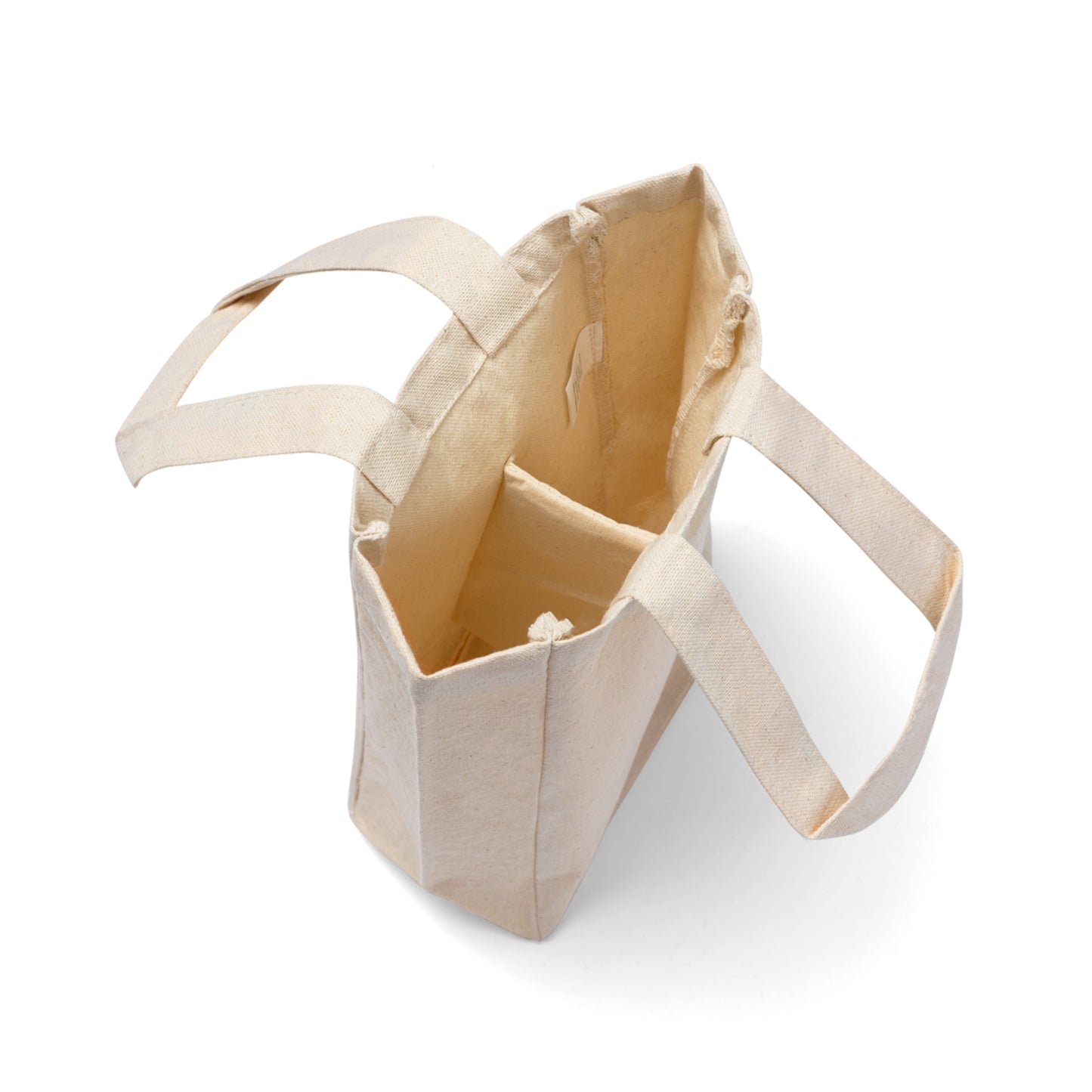 Orthovitre Wine Glass Double Bottle Tote — Reusable Wine Carrier Bag