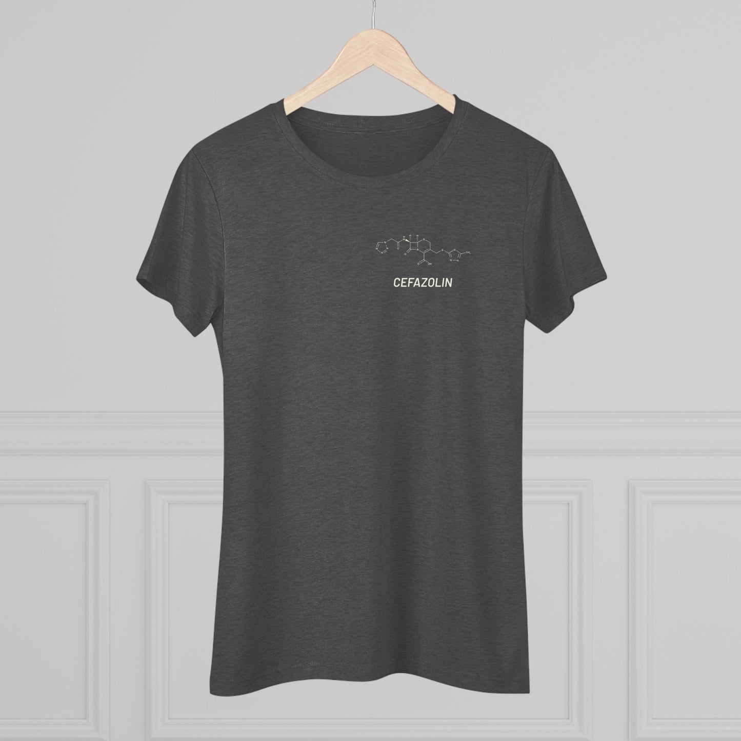 Cefazolin Structural Compound T-Shirt for Trauma Surgeons Women’s Tee — Triblend Shirt - Light Graphic