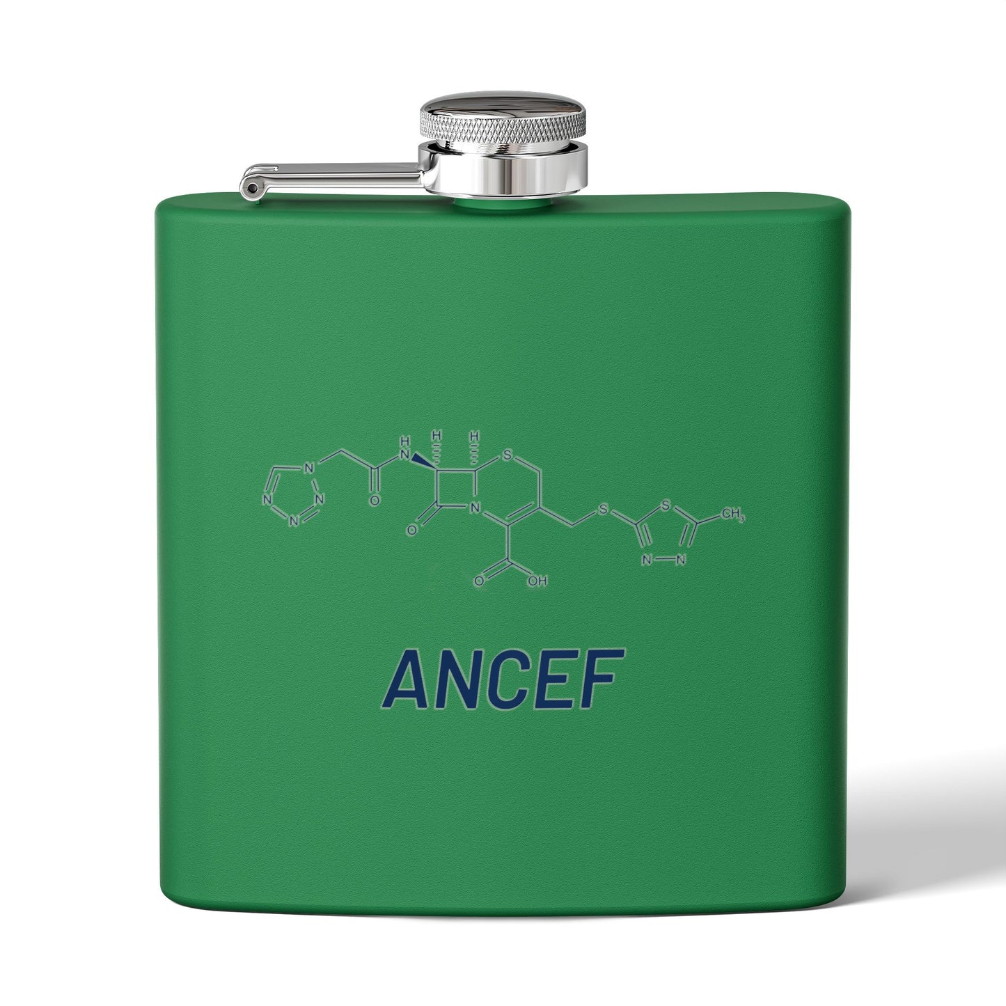 Ancef Structural Compound 6oz Stainless Steel Flask for Trauma Surgeons