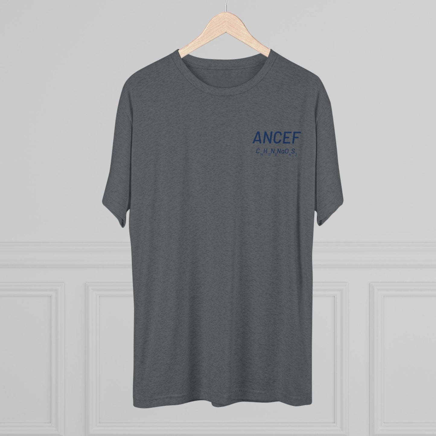 Ancef Chemical Compound T-Shirt for Trauma Surgeons - Lightweight Tri-Blend Crew