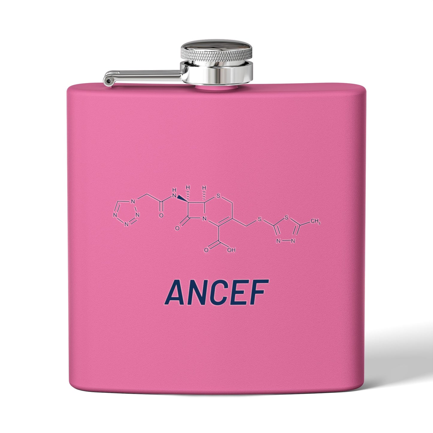 Ancef Structural Compound 6oz Stainless Steel Flask for Trauma Surgeons