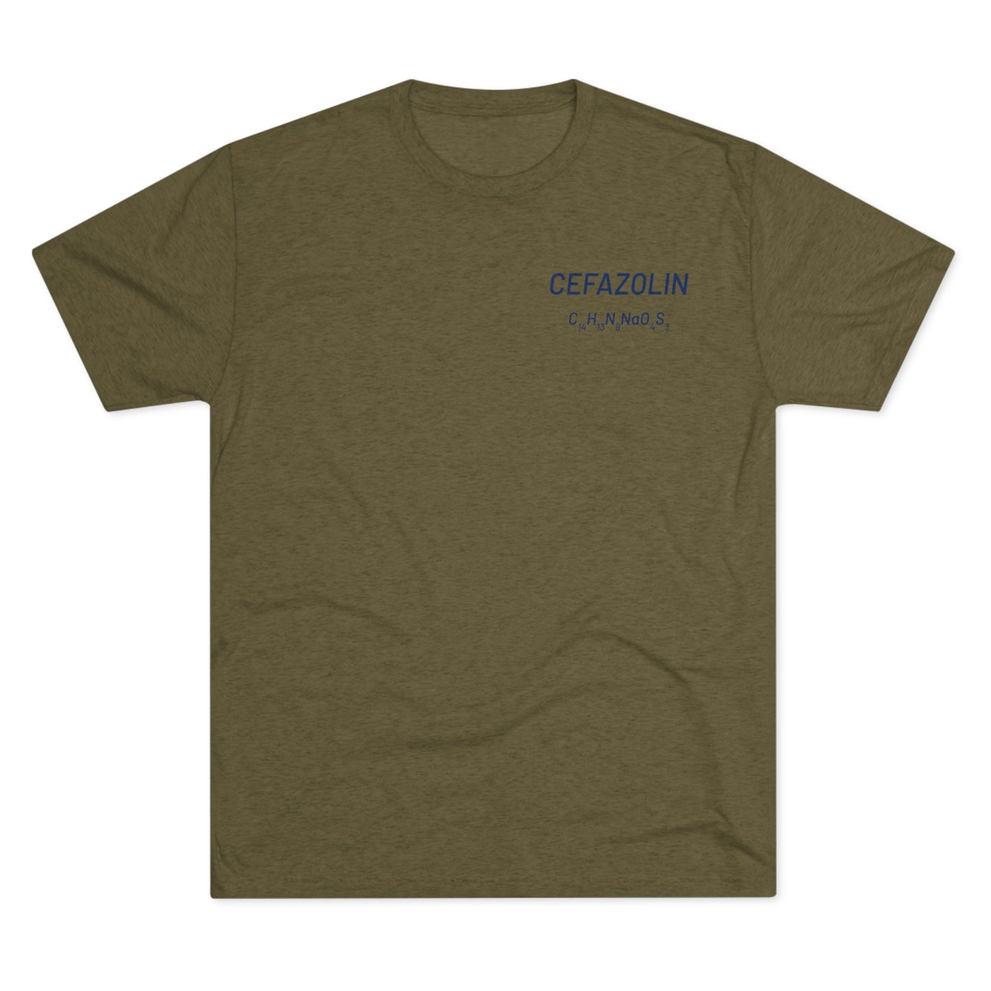 Cefazolin Chemical Compound T-Shirt for Trauma Surgeons - Lightweight Tri-Blend Crew