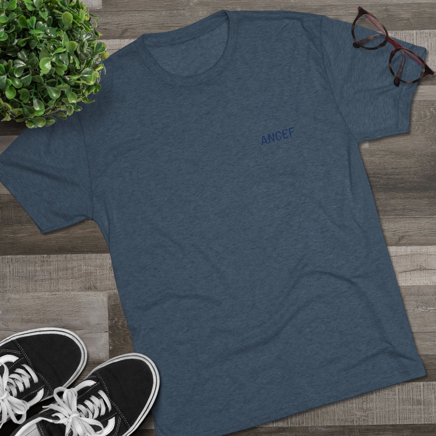 Ancef Structural Compound T-Shirt for Trauma Surgeons - Lightweight Tri-Blend Crew