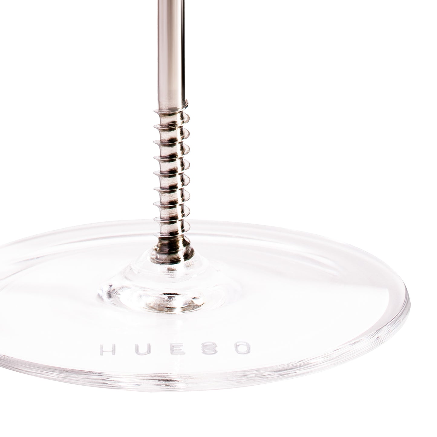 OrthoVitre Champagne Glasses Set of 2 – Unique Gift for Surgeons & Doctors | Luxury Crystal Flutes with Stainless Steel Stem