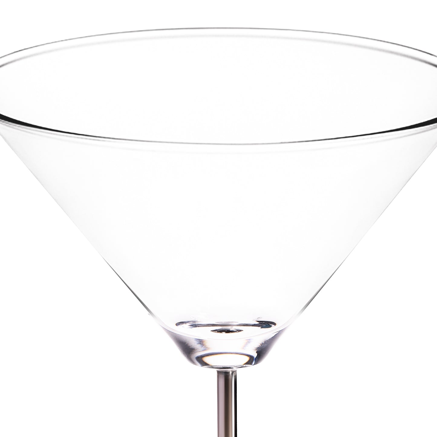OrthoVitre Martini Glasses Set of 2 – Unique Gift for Surgeons & Doctors | Crystal Bowl with Cannulated Stainless Steel Stem